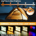 Murcy Portable Solar LED Light – Rechargeable Outdoor Flood Light | Waterproof Emergency Lamp