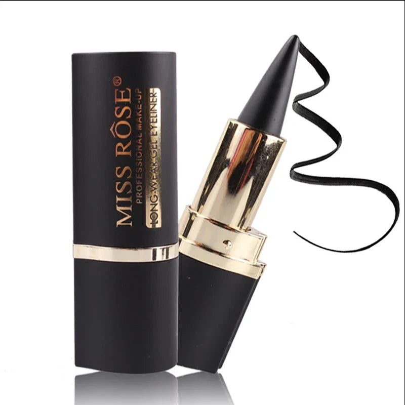 Miss Rose Kajal Stick – Long Lasting Waterproof Gel Eyeliner | Smudge Proof Deep Black Kajal