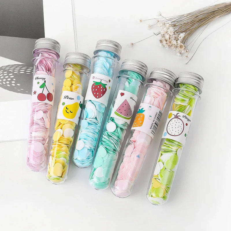 Pack of 3 Flower Paper Soap Tube – Portable Travel Hand Wash Sheets 🌸✨