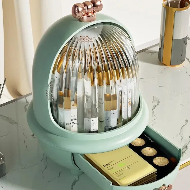 Acrylic Modern Organizer Box – Dustproof Cosmetic & Skincare Storage Case
