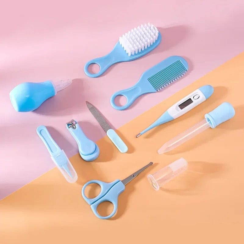 8 Pcs Baby Care Set | Newborn Health & Grooming Kit (Safe & BPA Free)