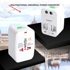 Universal Travel Adapter with USB Charging Ports – Worldwide Plug Converter | Fast Charging Multi Plug