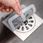 Adhesive Sink Drain Patch (Pack of 20) – Anti-Clog Hair Catcher Filter | Kitchen & Bathroom Drain Protector