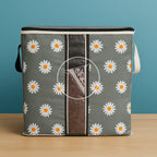 Pack of 2 Floral Large Storage Bag – Multipurpose Clothes & Blanket Organizer