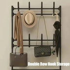 5 Layer Steel Shoe Rack Organizer – Multi-Tier Storage with Hangers & Shelves