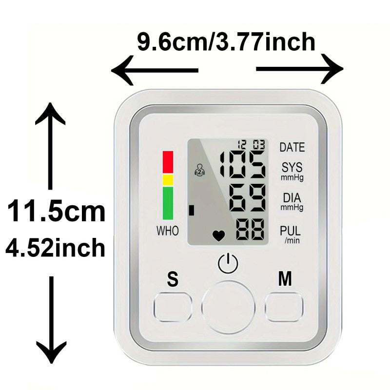 Digital Blood Pressure Monitor – Fully Automatic BP Machine with LCD Display