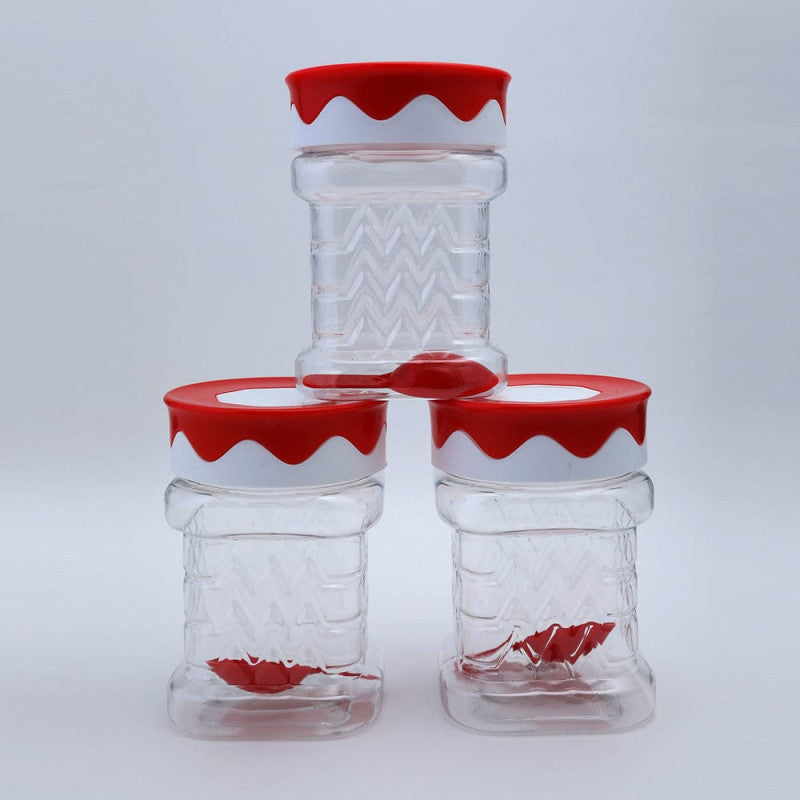 Safari Jar Set 3 Pcs (625ml) – Airtight Kitchen Storage Containers with Lid