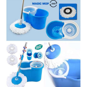 Royal Spin Mop (Plastic) – 360° Easy Cleaning Mop with Bucket
