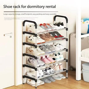 6 Layer Steel Shoe Rack – Heavy Duty Multi-Tier Shoe Organizer