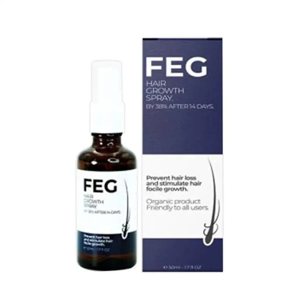 FEG Hair Growth Spray – Anti Hair Fall Treatment | Fast Hair Regrowth & Stronger Hair Formula