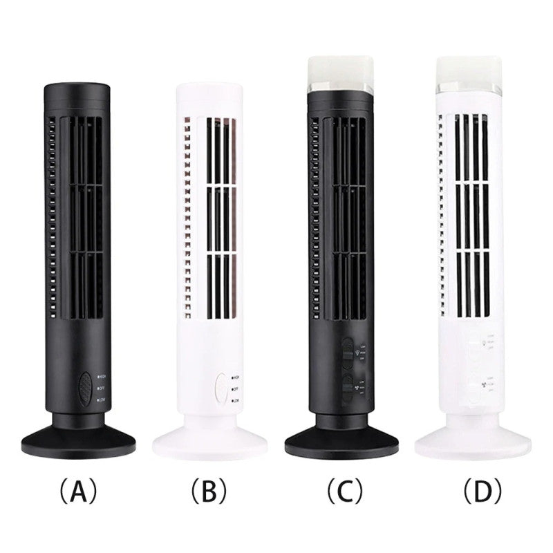 Portable Tower Fan – Slim Mini Cooling Fan | Quiet Air Circulator for Home & Office