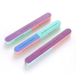 Nail Filer Set – Professional 3 Step Nail Buffer & File | Smooth, Shape & Shine Nails