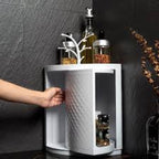 EMSA Bathroom Cabinet – Single Layer Corner Storage Organizer