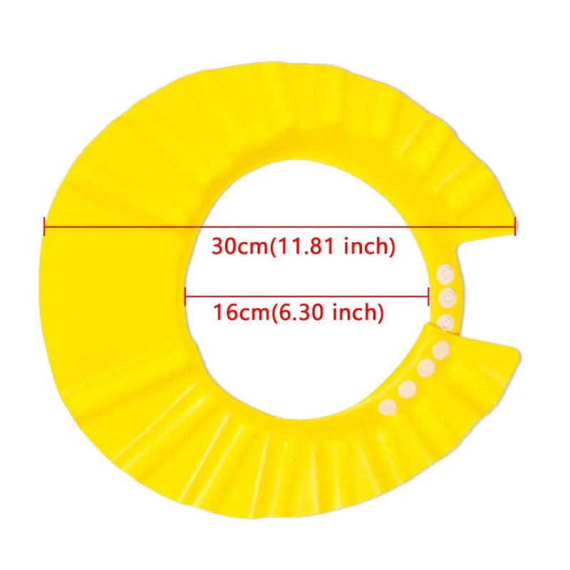 Pack of 2 Kids Shower Cap – Adjustable Baby Bath Shampoo Shield Hat