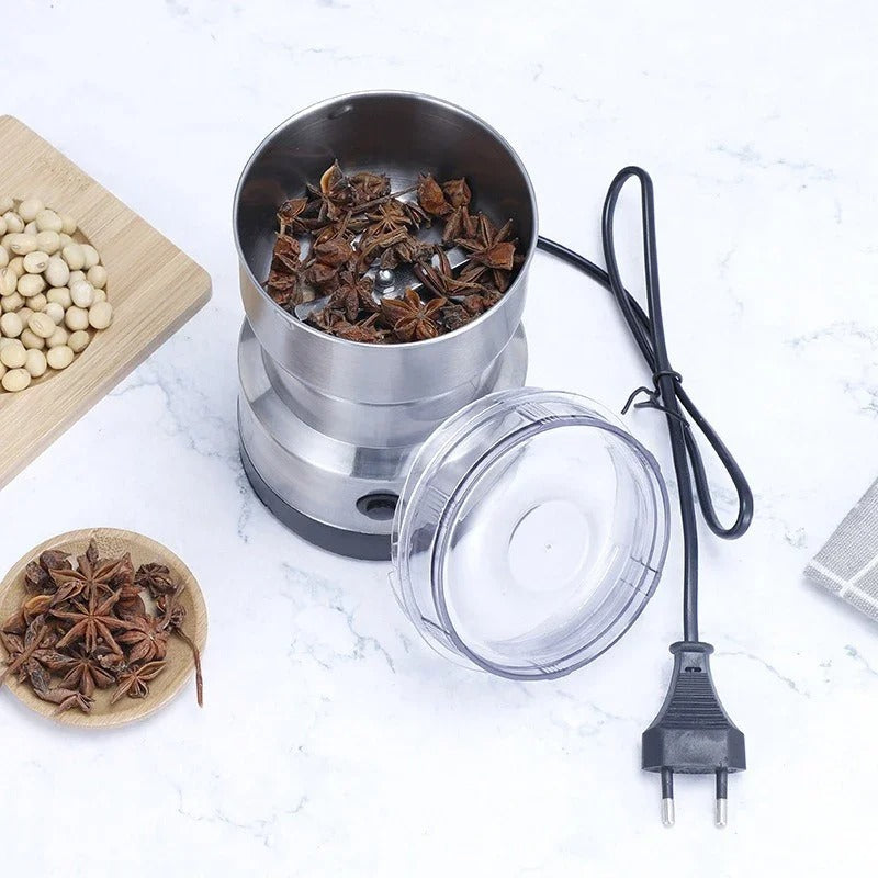 Electric Grinder – Stainless Steel Coffee & Spice Grinder | Powerful Mini Dry Grinder