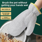 Pack of 2 Steel Wire Cleaning Gloves – Heavy Duty Kitchen Scrubber Gloves | Cut Resistant Dishwashing & Cleaning Gloves