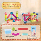 Magnetic Building Toys Set for Kids | Educational STEM Blocks