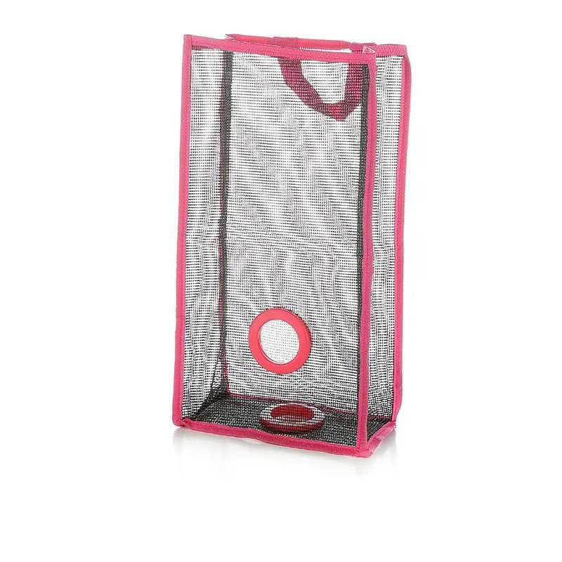 Pack of 3 Hanging Mesh Garbage Bag – Reusable Kitchen & Bathroom Waste Storage Organizer