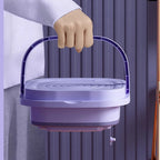 Portable Folding Mini Washing Machine – Compact Electric Washer for Travel & Home