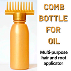 Pack of 2 Oil Comb Bottle – Multi-Purpose Hair & Root Applicator