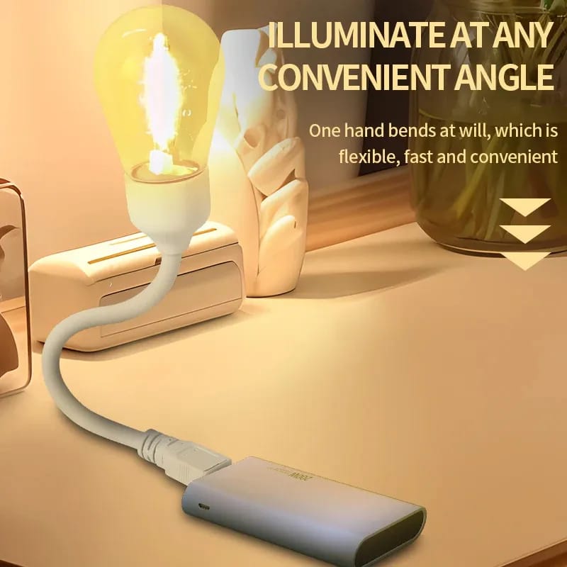 S14 USB LED Bulb – Flexible Portable Night Light | Energy Saving