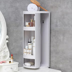 EMSA Bathroom Cabinet – Double Layer Corner Storage Organizer
