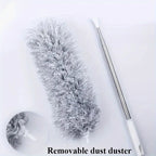 Telescopic Grey Dust Mop – Long Handle Microfiber Duster (Extendable)