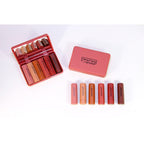 Heng Fang Mini Lipstick Set (6 Shades) – Matte Red & Nude Lipsticks Kit