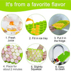 Silicone Ice Cube Tray with LED Effect – Flexible Ice Mold for Drinks | Reusable Ice Cube Maker