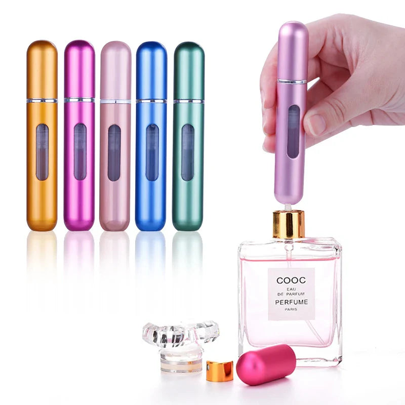 Pack of 3 Portable Perfume Refill Atomizer – Mini Travel Spray Bottle (Refillable)