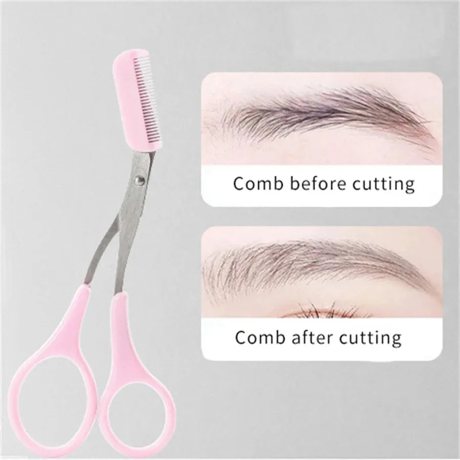 Eyebrow Scissors with Comb – Precision Brow Trimming Tool for Perfect Shape