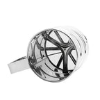 Stainless Steel Flour Sifter – Hand Press Baking Tool | Fine Mesh Atta & Sugar Sieve Cup