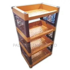 5 Layer Flower Design Shoe Rack – Stylish Multi-Tier Plastic Shoe Organizer