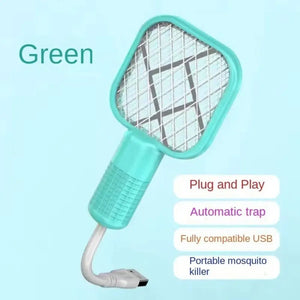 Mini Mosquito Racket – USB Rechargeable Electric Bug Zapper
