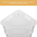 3 Layer Corner Rack – Plastic Kitchen & Bathroom Storage Shelf (Space Saving)