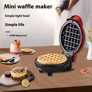 Mini Waffle Maker – Electric Non-Stick Breakfast Machine | Cone Maker