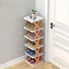 5 Layer X Shape Shoe Rack – Stylish Multi-Tier Space Saving Shoe Organizer