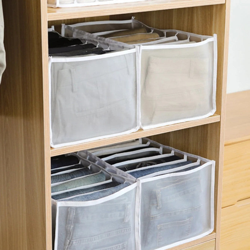 T-Shirt Wardrobe Organizer – Foldable Drawer Clothes Divider