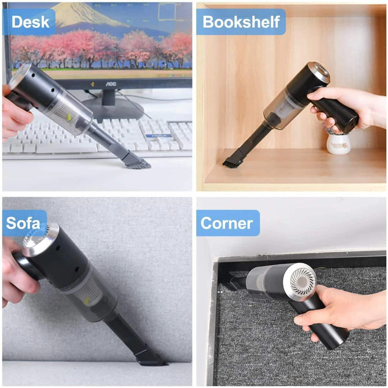 2-in-1 Car Vacuum Cleaner – Portable Cordless Handheld Vacuum & Blower