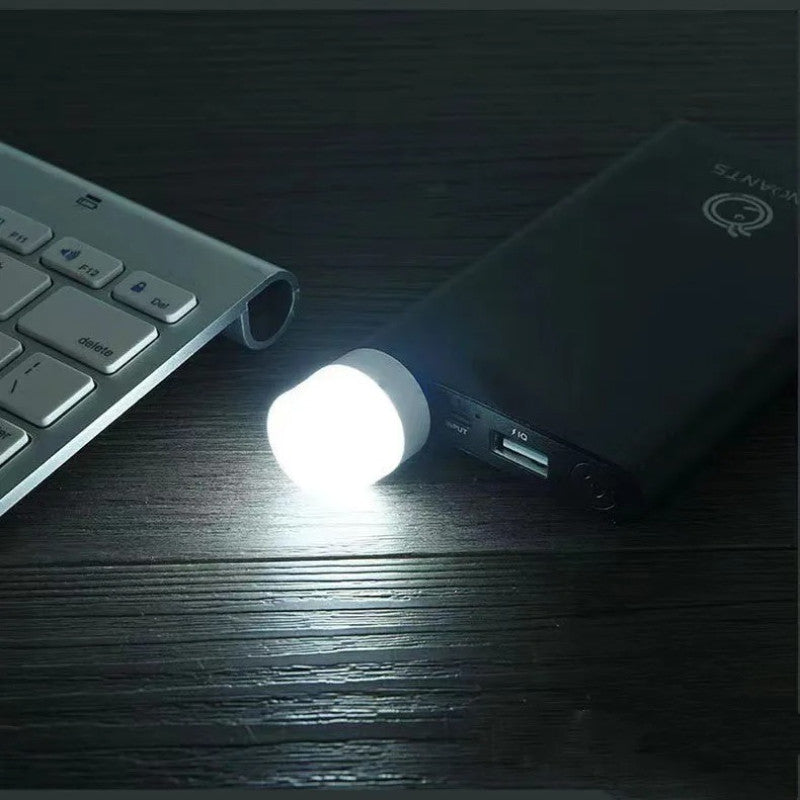 Pack of 3 Mini USB LED Bulbs – Portable Plug & Play Night Light for Power Bank/Laptop