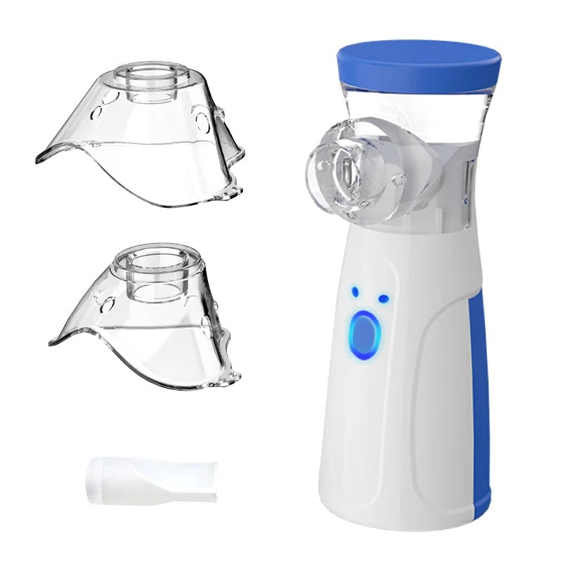 Portable Mesh Nebulizer Machine | USB Rechargeable Silent Nebulizer for Kids & Adults