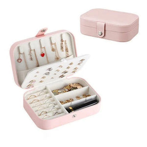 Large Leather Jewellery Box – Premium Organizer Case for Rings, Necklaces & Accessories