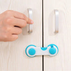 Pack of 3 Child Safety Lock (Blue) – Multi-Purpose Cabinet & Drawer Lock | Baby Safety Protector