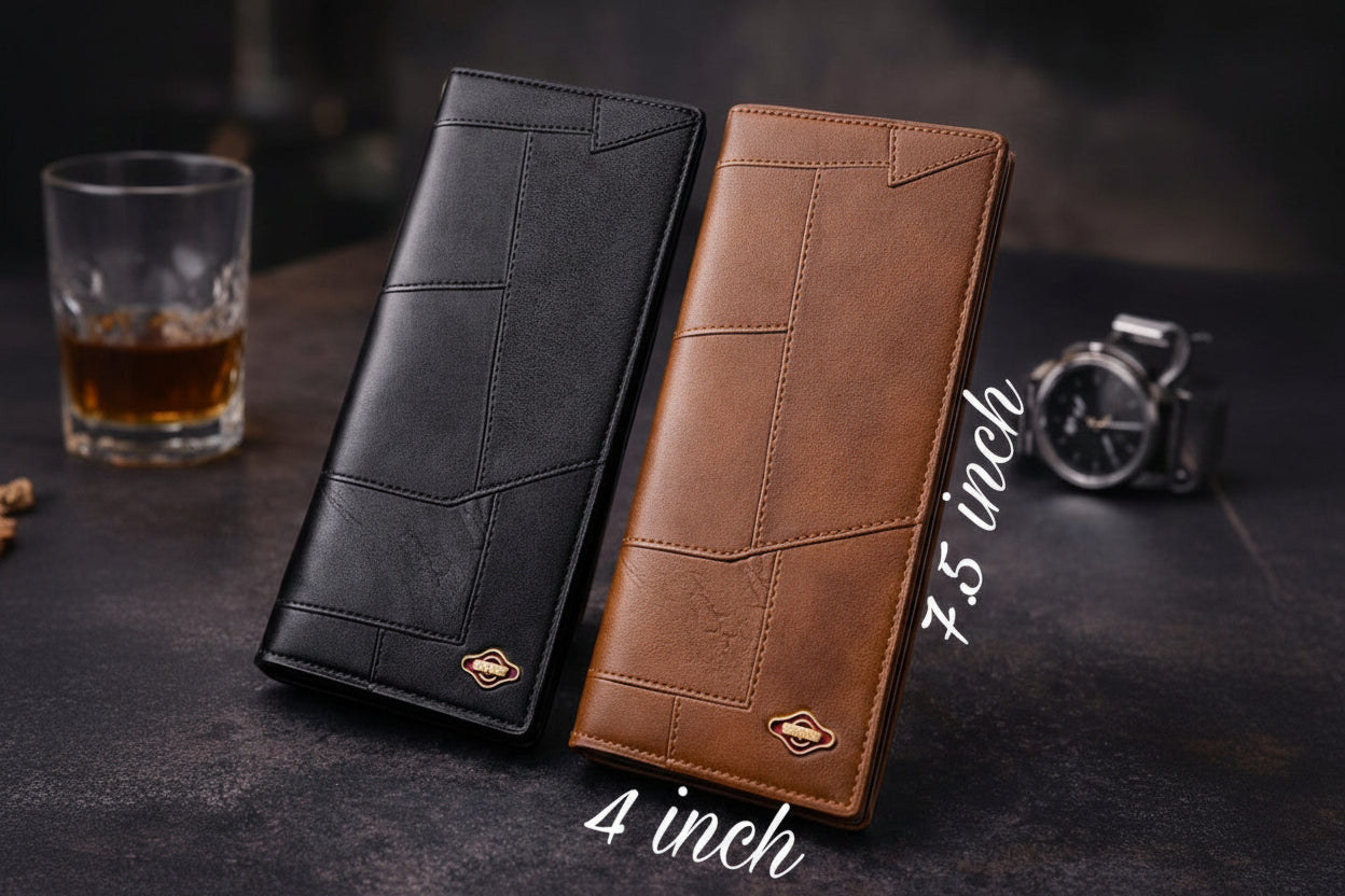 LEATHER UNISEX BIG WALLET
