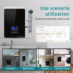 Instant Tankless Electric Water Heater – LCD Display | Energy Saving Instant Geyser for Home