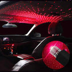 Car USB LED Star Light Projector – Interior Ambient Galaxy Light for Car