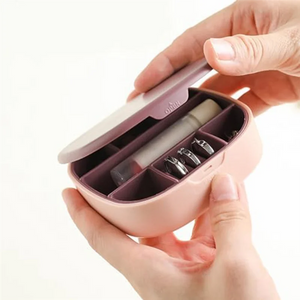 Ring Organizer Box with Mirror – Compact Jewelry Storage Case