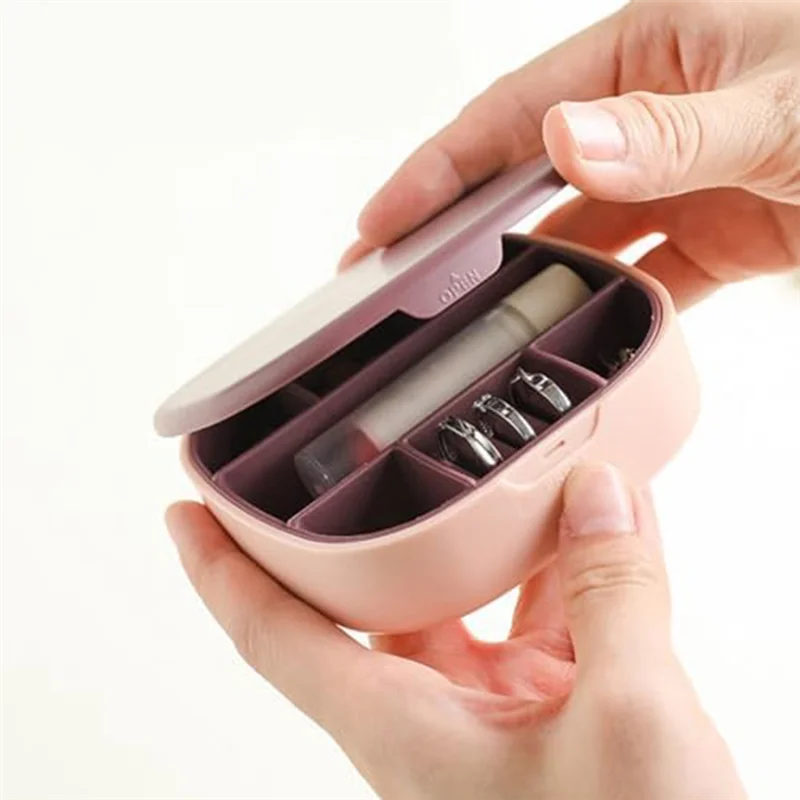 Ring Organizer Box with Mirror – Compact Jewelry Storage Case