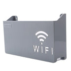 Wall Mounted WiFi Router Storage Box – Cable Organizer & Router Shelf