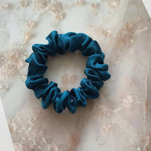 Scrunchies Pack of 4 – Soft Bow Hair Bands for Girls & Women